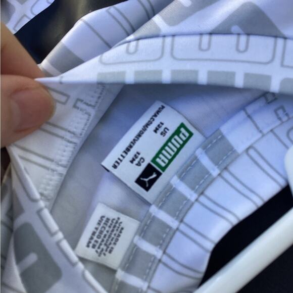 ~Kids 12 month white black puma new - Picture 4 of 4